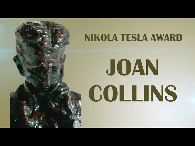 Joan Collins receives Tesla Award at 26th Satellite Awards