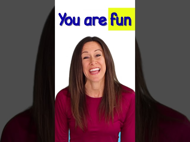 Learn to Read Sight Words | You Are Fun | Learn to Talk with Patty Shukla #shorts #short