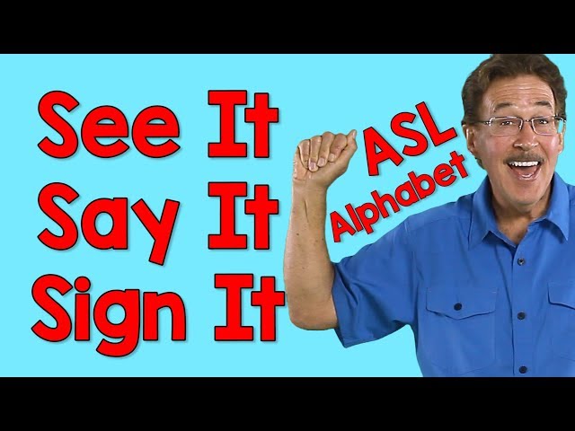 See It, Say It, Sign It | American Sign Language Alphabet Song | ASL ABCs | Jack Hartmann