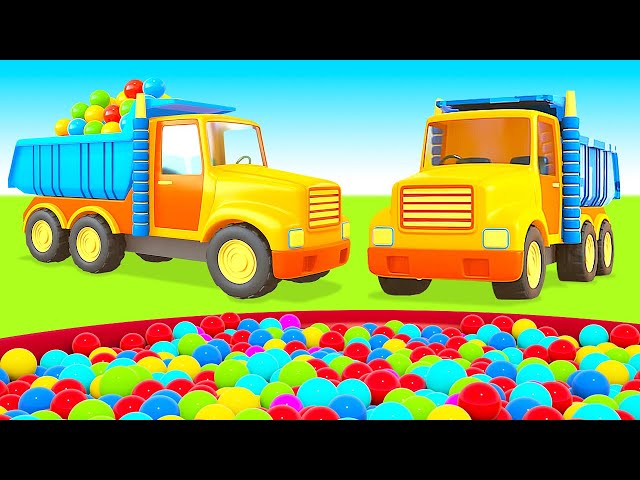 🔴🔴 Full episodes cartoons for kids & Street vehicles. Helper cars for kids & Leo the Truck for kids.