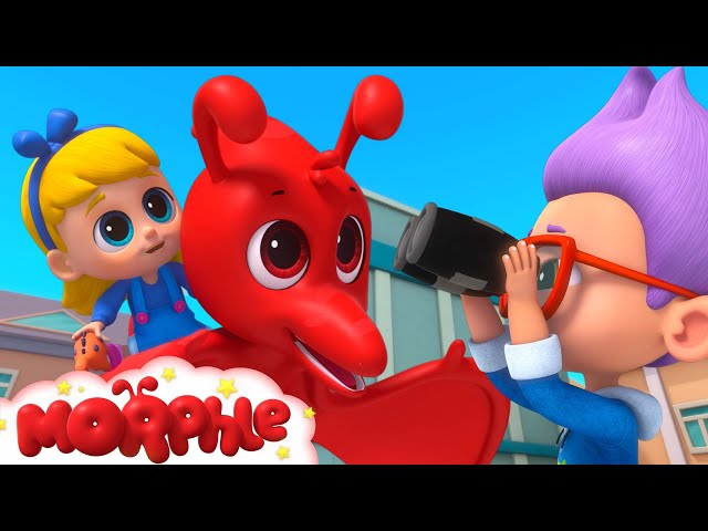 Dinosaur Hide & Seek | Morphle the Magical Red Pet | Fun Cartoons for Kids