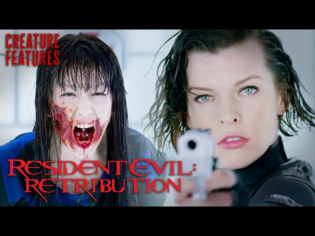 Alice Fights Off The Tokyo Outbreak  | Resident Evil: Retribution | Creature Features