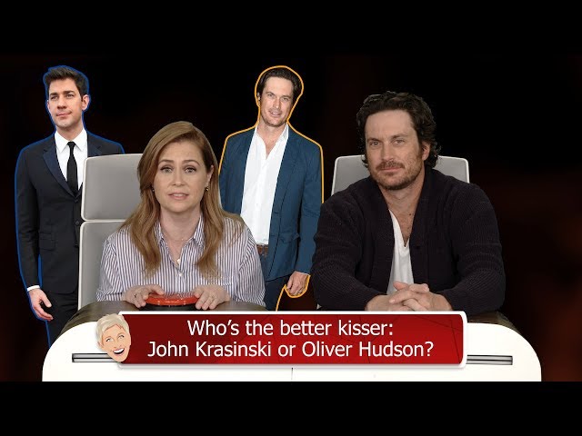 Jenna Fischer and Oliver Hudson Answer Ellen’s ‘Burning Questions’