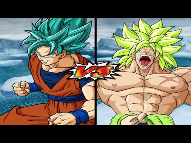 Broly Legendary Super Saiyan DBS vs Goku, Vegeta & Gogeta【DBZ: BT 4 v12 English】Extremo