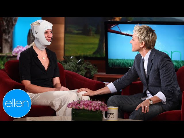 Ellen's Producer Tries The Face Trainer