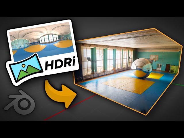 Blender Tutorial: How to Turn HDRi to 3D ENVIRONMENT