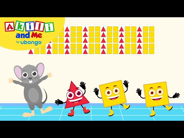 Sorting Patterns! | Numbers & Shapes with Akili and Me | African Educational Cartoons