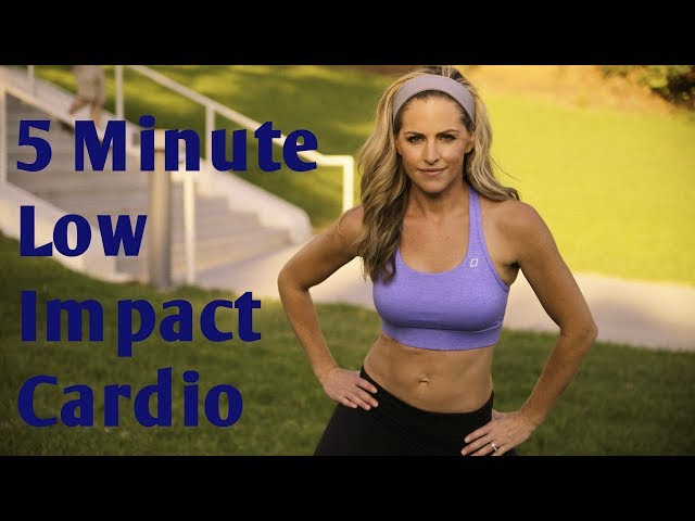 5 Minute Low Impact Cardio Workout for Fat Burning