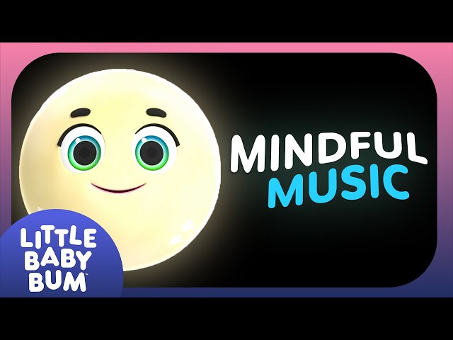 Sleepy Moon | Sensory Fun - Colourful Stars - High Contrast Video