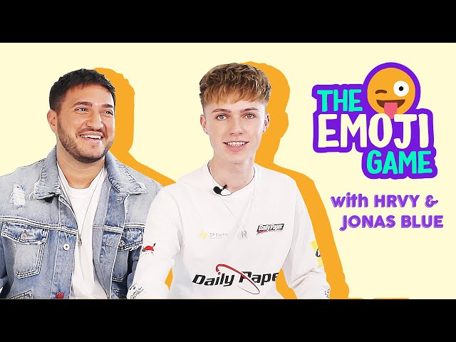 Guess The Song By The Emoji | With @HRVY  & @jonasblueofficial | The Emoji Game