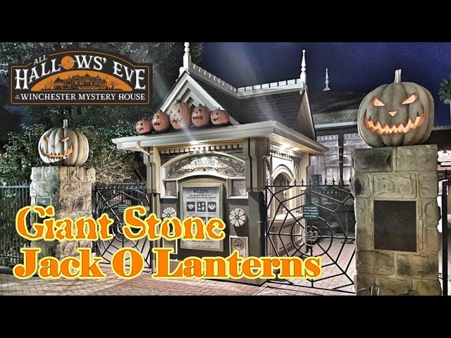 Making Large Halloween Jack O Lanterns 🎃 The Winchester Mystery House All Hallows' Eve