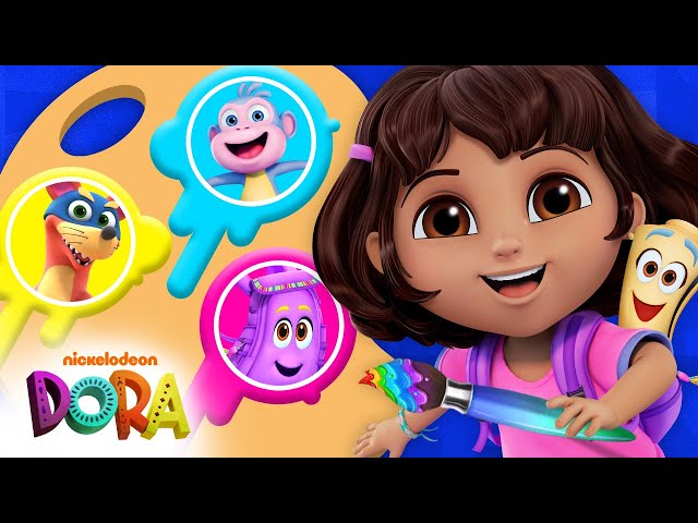 Guess the Missing Color Game w/ Dora & Boots! #4 | Dora & Friends