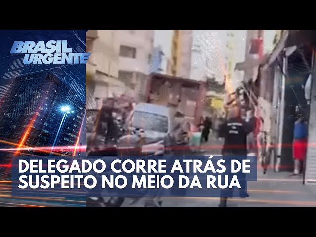 Bandido tenta fugir de loja e acaba se dando mal | Brasil Urgente