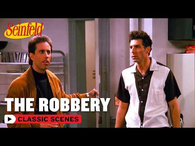 Jerry's Apartment Gets Robbed | The Robbery | Seinfeld
