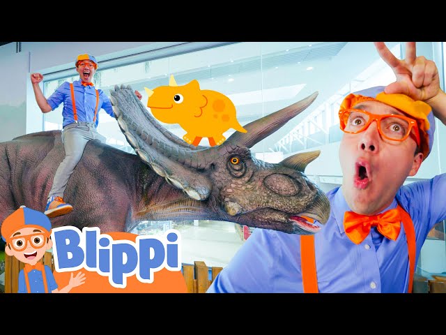 Talk to the Dinosaurs with Blippi! 🦕 | Educational Videos for Kids