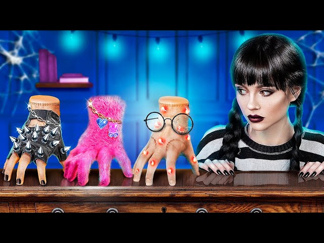 From Nerd to Wednesday Addams ! Extreme Makeover with Hacks and Gadgets