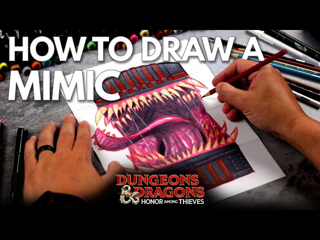 How To Draw A Mimic From Dungeons & Dragons: Honor Among Thieves