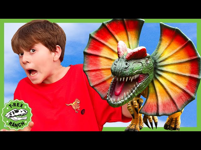 Family Trip to Dinosaur World Park - 🦕 Giant Life Size Dinosaurs 🦖 | T-Rex Ranch Dinosaur Videos