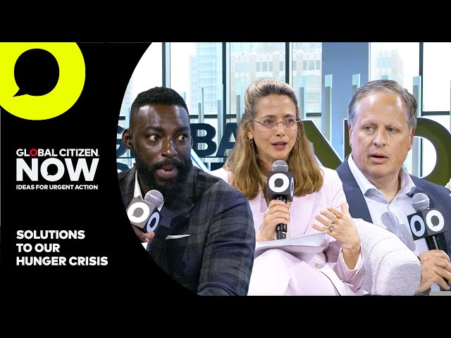 Julie Monaco and Paul Skoczylas Discuss the Global Hunger Crisis | Global Citizen NOW New York 2024