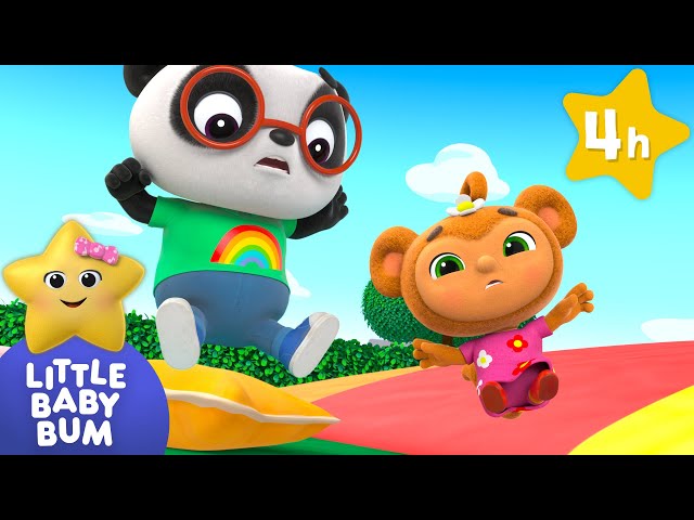 Counting Five Little Baby Max Friends ⭐ Four Hours of Nursery Rhymes by LittleBabyBum