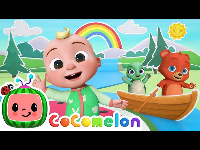 Row Your Boat | CoComelon Animal Time | Animals for Kids