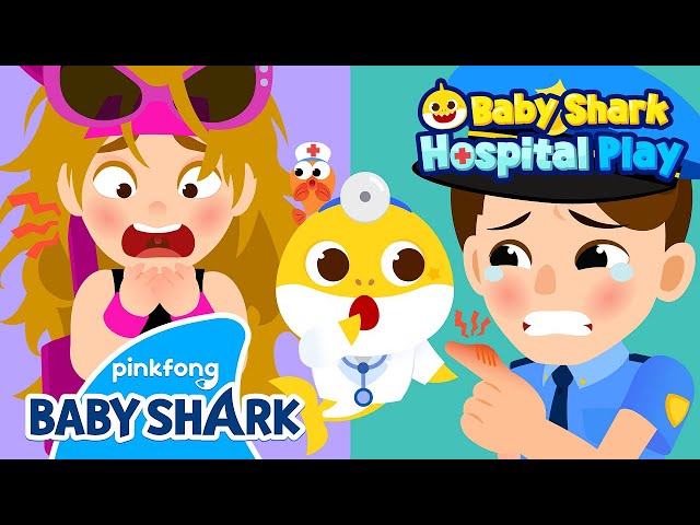 [🔥NEW] Hot, Hot! I Got a Burn! | Baby Shark Doctor | Hospital Play | Baby Shark Official