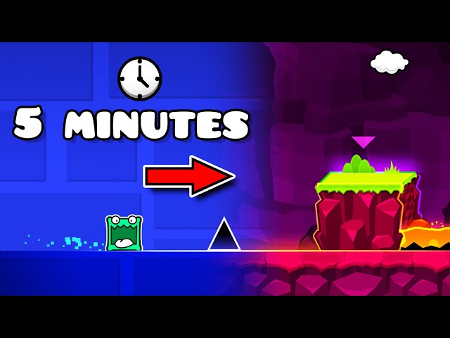 All Official Levels 5 minutes summary | Geometry dash 2.11
