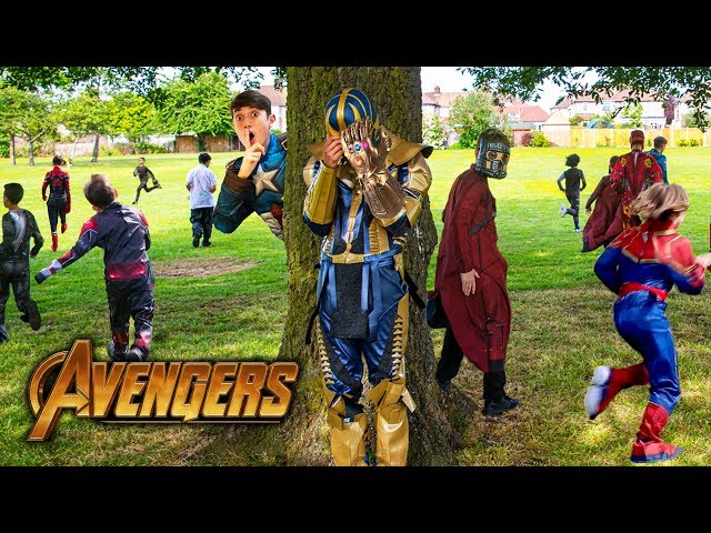 Avengers Kids Endgame Hide and Seek!