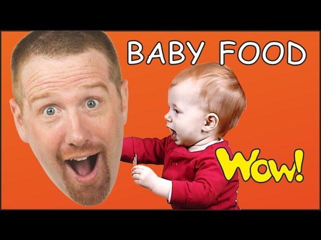 Baby Food | English Short Stories for Kids | Baby Steve and Maggie | Wow English TV | Cartoon Story