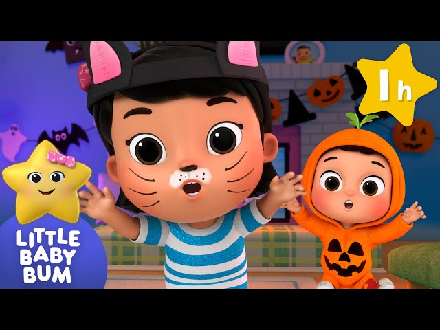 Halloween Peek-A-BOO! ⭐ LittleBabyBum Nursery Rhymes - One Hour of Baby Songs