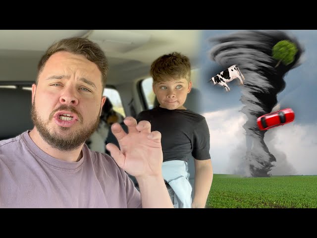 DRIVING THROUGH A REAL TORNADO!! (Day 3 Cross-Country Road Trip)