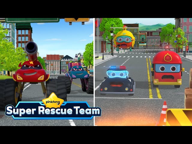 [Song ver.] We are the Super Monster Trucks! | Best Car Songs for Kids | Pinkfong Super Rescue Team