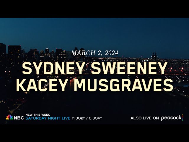 Sydney Sweeney Is Hosting SNL!