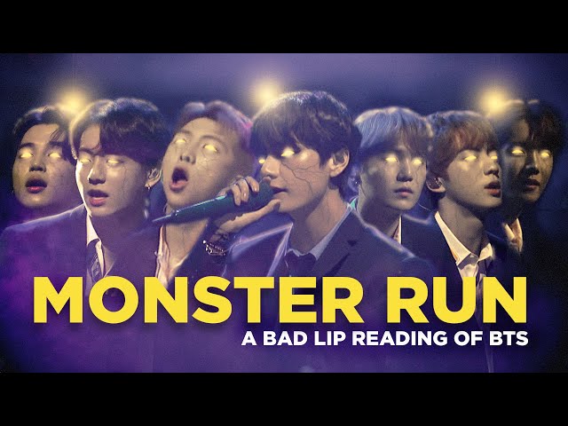 "MONSTER RUN" — A Bad Lip Reading of BTS
