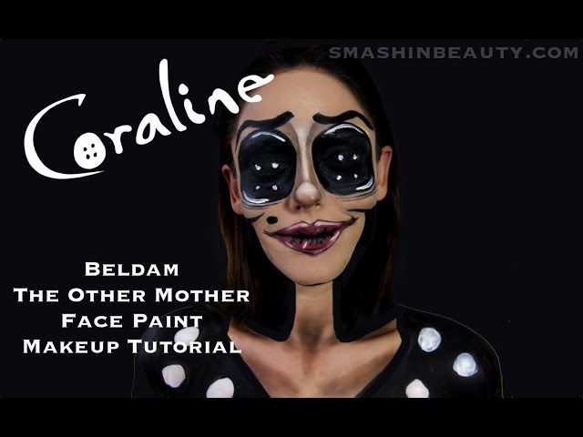Coraline's Other Mother Makeup Tutorial Beldam Halloween 2019