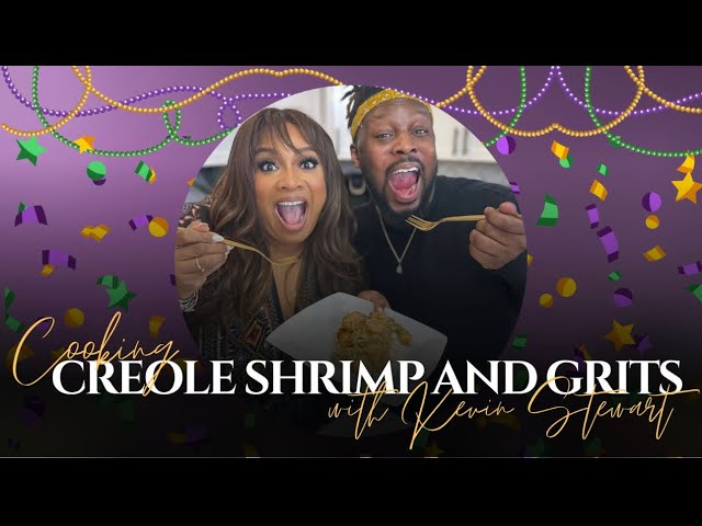 Cooking Creole Shrimp & Grits With Kevin Stwart | Kierra Sheard