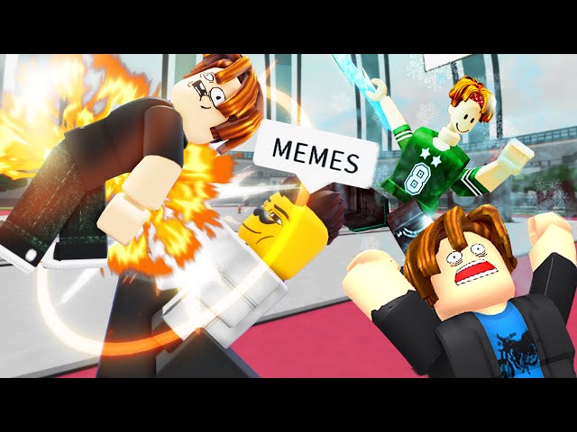 ROBLOX Heroes Battlegrounds Funny Moments Part 4 (MEMES) 🦸‍♂️