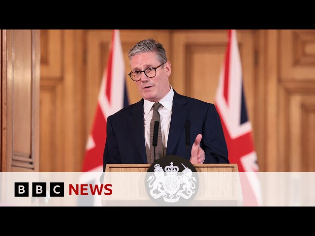 UK Prime Minister Keir Starmer says 'tough decisions' to come, in first news conference | BBC News