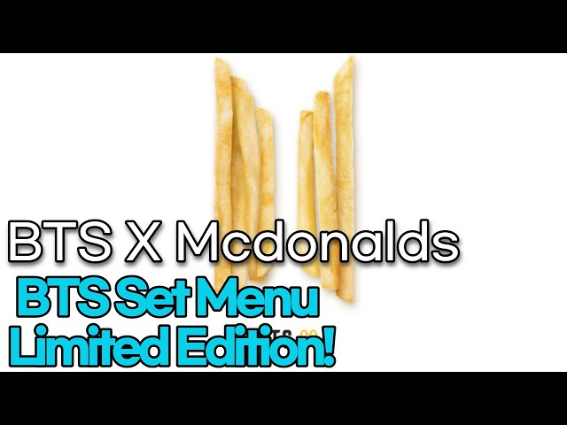 210503 BTS X McDonald's Limited Edition is coming!