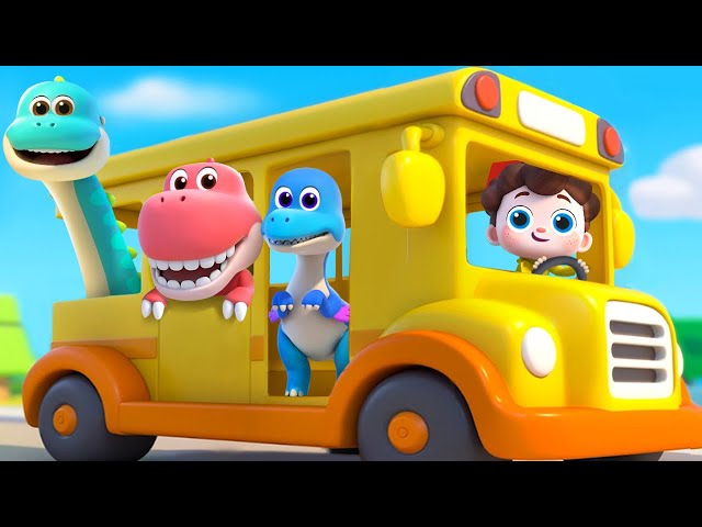 T-rex on the Bus | Neo Wants to Have a Pet | Dinosaur Song | Nursery Rhymes & Kids Songs | BabyBus