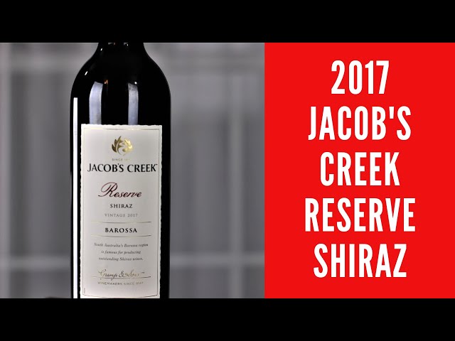 2017 Jacob's Creek Reserve Shiraz Wine Review