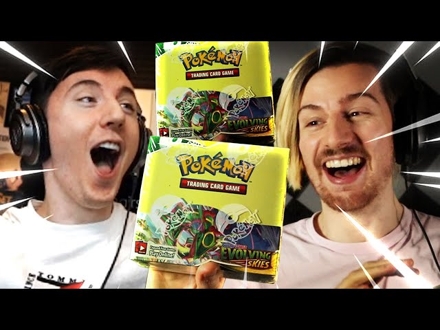 THE BEST BOX I HAVE EVER OPENED!! | Opening 2 Evolving Skies Booster Boxes!! (W/ Dawko!)