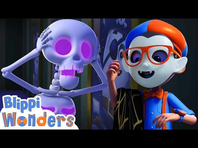 Halloween Scare Contest! | Blippi Wonders | Educational Cartoons for Kids