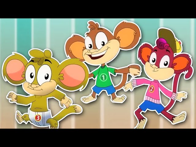 Five Little Monkeys Jumping On The Bed and Nursery Rhymes for Kids