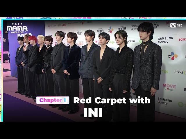 [#2023MAMA] Red Carpet with INI | Mnet 231128 방송
