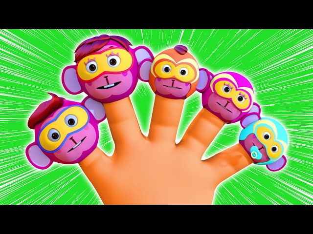 Finger Family Superheroes Song + Head Shoulders Knees and Toes | All Babies Channel on HooplaKidz