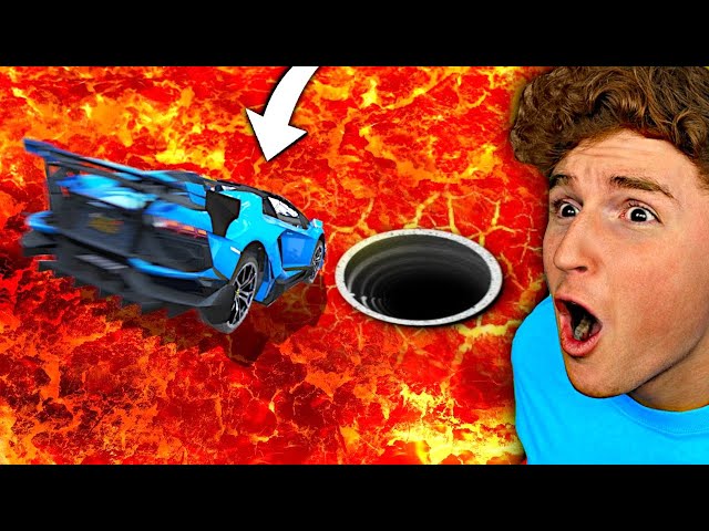 Can You Fit Through IMPOSSIBLE HOLE In GTA 5 Challenge! (LIVE)