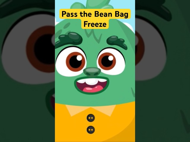 Pass the Bean Bag Freeze Game with The Kiboomers! Preschool fun! #shorts