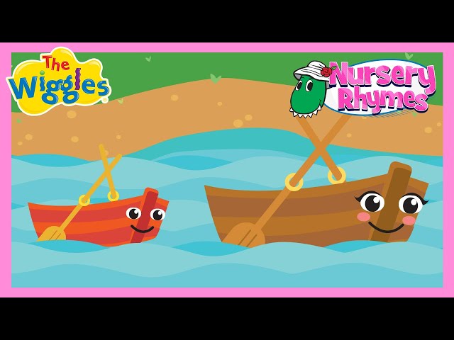 Row, Row, Row Your Boat 🚣 Sing Along Nursery Rhyme with The Wiggles