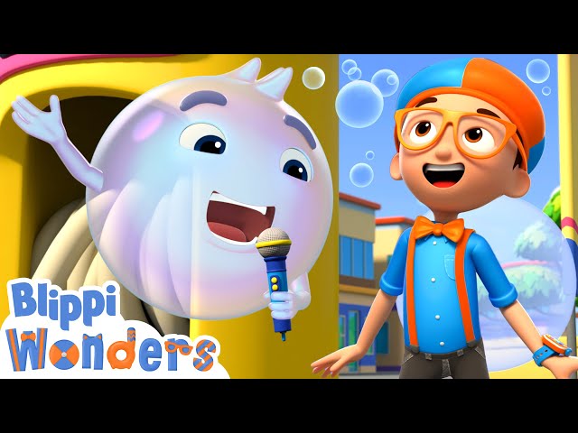 Blippi Wonders - Learn About Bubbles! Blippi Animated Series | Cartoons For Kids